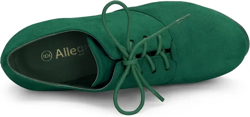 Miniatura 5 de Allegra K Botas de plataforma con cordones gruesos para mujer
