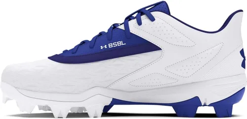 Miniatura 6 de Under Armour Leadoff Low Rm Jr 3.0 - Zapatos de béisbol para niños (001) Negro/Negro/Blanco