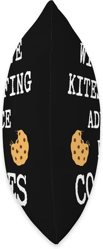 Miniatura 2 de Kitesurfing Gifts Kitesurfer Equipment Kitesurf Advice for Cookies Water Sports Funny Kitesurfing Throw Pillow, 16x16, Multicolor