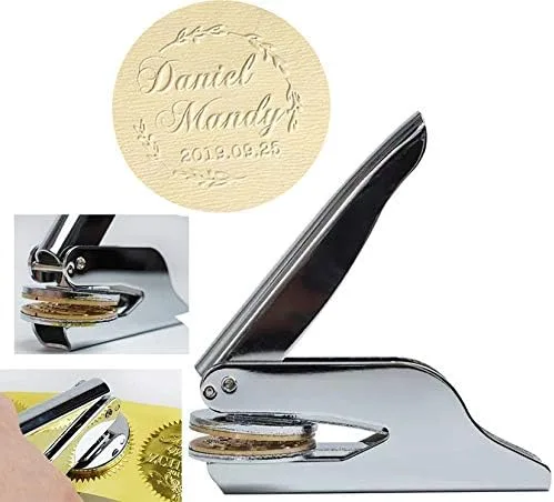 Nuevo diseño personalizado de sus propios anillos personalizados nombres de monograma fecha en relieve logotipo carta personalizada sello de libro