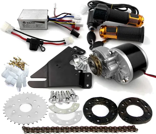 Miniatura 10 de Kit de conversión eléctrica para bicicleta común, 24V36V250W, cadena izquierda, personalizada para desviador eléctrico de L-faster