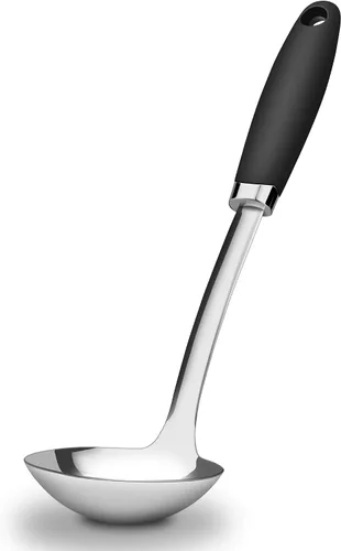 Miniatura 16 de Espátula ranurada de acero inoxidable, espátula de metal para sartenes de hierro fundido y acero inoxidable, espátula de cocina de borde fino