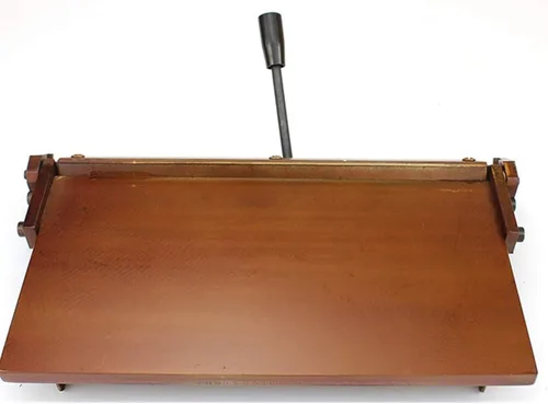 Miniatura 2 de MXBAOHENG Máquina plegable de cuero manual para pegar y arrugar, herramienta de carpeta de borde lineal, máquina de doblado de bordes para bolso
