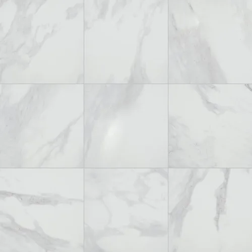 Miniatura 30 de Daltile Perpetuo - Moldura redondeada de porcelana con aspecto de mármol de porcelana de 3 x 24 pulgadas en gris eterno pulido (se vende por pieza)