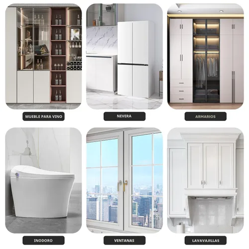 Miniatura 7 de RORMGO Paquete de 2 cerraduras para refrigerador, cerradura para refrigerador con protección de alambre de silicona, cerraduras para nevera