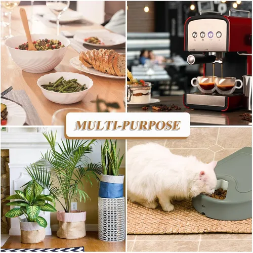Miniatura 7 de ALAZA Salvamanteles de copos de nieve con purpurina azul de Navidad, 40 pulgadas de largo, salvamanteles para ollas y sartenes calientes, protector