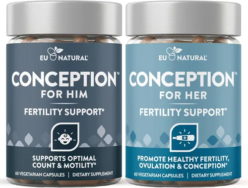 Miniatura 12 de Conception Suplementos de fertilidad para mujeres – Ayuda a la ovulación, equilibrio hormonal y ciclos regulares – Apoyo vitamínico prenatal