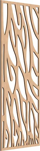 Miniatura 137 de 9 3/8"W x 24 3/8"H x 1/4"T Bristol Decorativos Paneles de Pared de Madera Calado, Cereza