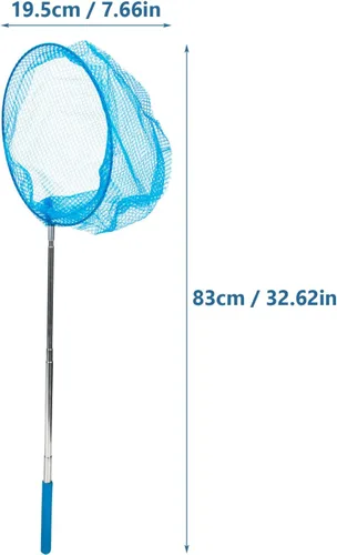 Miniatura 3 de TENDYCOCO Redes telescópicas para atrapar insectos al aire libre con cubos para niños, kit extensible para atrapar insectos y red de pesca