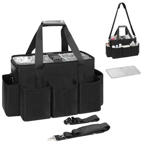 Miniatura 8 de Bolsa de viaje para estilista, bolsa de viaje extra grande para herramientas para el cabello, organizador de herramientas para el cabello