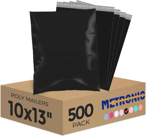 Miniatura 50 de Metronic Sobres de polietileno grandes de 24 x 24 pulgadas, 100 unidades, bolsas de envío adhesivas fuertes para ropa, sobres impermeables para Lila