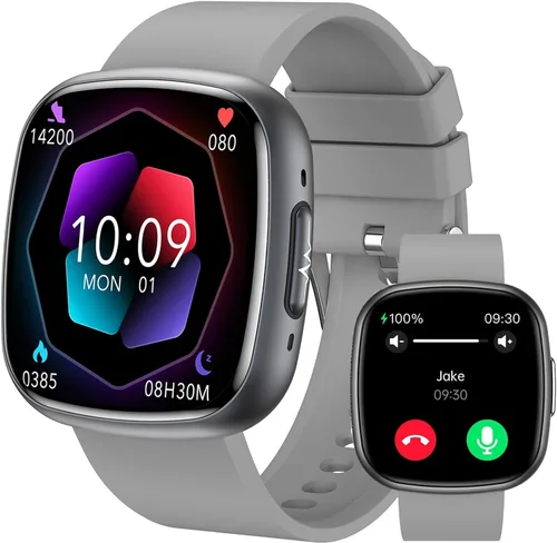 Miniatura 10 de Reloj inteligente avanzado de salud y fitness, pantalla táctil HD de 1.72 pulgadas, reloj inteligente para hombres y mujeres, más de 100 modos