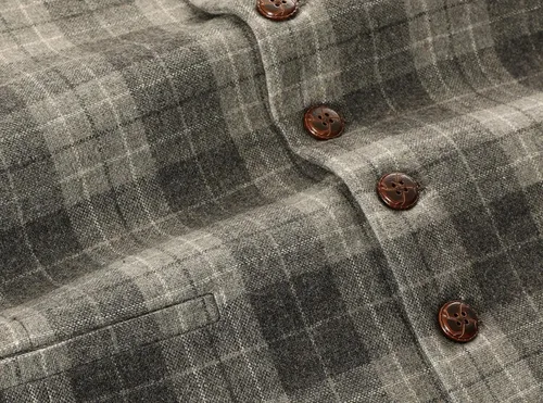 Miniatura 59 de Gioberti Chaleco de tweed formal de 6 botones para hombres