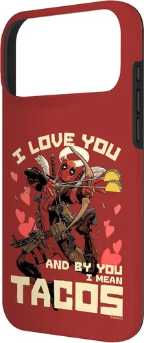 Miniatura 51 de Marvel Deadpool I Love You and by You I Mean Tacos - Carcasa para iPhone 17