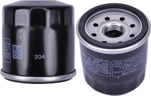 Paquete de 2 filtros de aceite HF204 para Yamaha FZ07 MT03 MT-07 MT-09 MT10 Grizzly 450 350 400 660 700 YFM350 Rhino Viking 700 Wolverine 1200,
