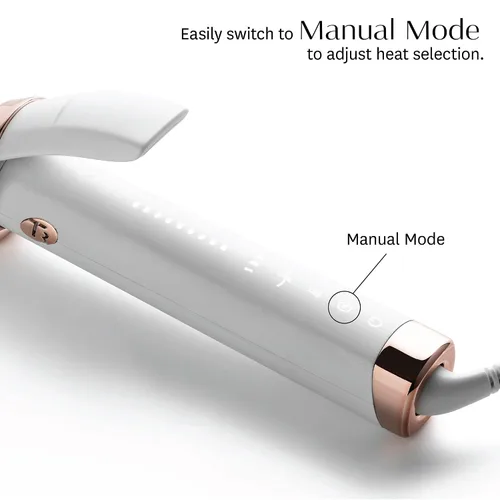 Miniatura 12 de T3 Curl ID - Rizador digital de cerámica de 1.25 pulgadas con interfaz táctil inteligente y tecnología interactiva HeatID para personalización