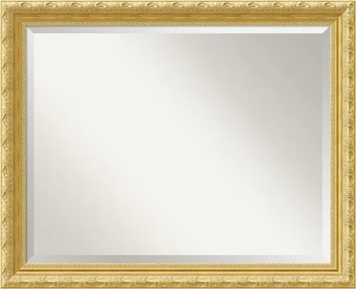 Miniatura 14 de Amanti Art 24x20 Bathroom Vanity Mirror, Versailles Gold Wood Frame, Rectangular Wall Mirror, Beveled Edge, Hangs Horizontally or Vertically
