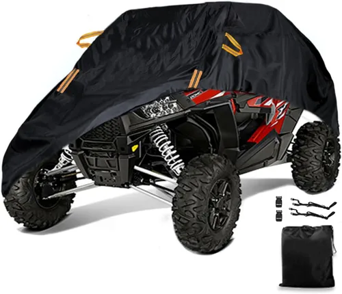 Miniatura 9 de Cubierta UTV, Protección Super Resistente para Todo Clima, Cubierta UTV Sobredimensionada de 2 Asientos Compatible con Can Am Maverick X3 Defender