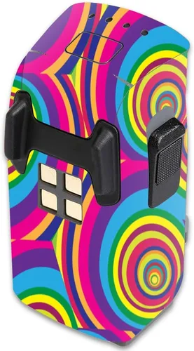 MightySkins Skin compatible con la batería DJI Spark Mini Drone – Groovy 60s | Funda protectora de vinilo duradera y única | Fácil de aplicar,