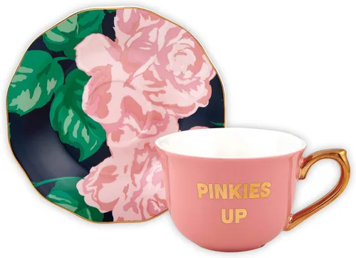 Miniatura 6 de Best Mom Ever - Taza de té y platillo de porcelana de 5 onzas