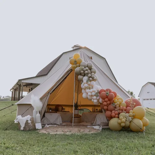 Miniatura 2 de Whiteduck Regatta - Tienda de campaña de lona con toma de estufa, impermeable, para 4 temporadas; para campamento de lujo en exteriores y glamping