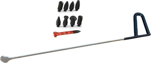 Kit de herramientas de barra de eliminación de abolladuras sin pintura, juego de 11 herramientas de reparación de abolladuras para puerta, 11