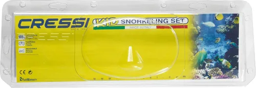 Miniatura 4 de Cressi Kids' C Estrella VIP Jr Clear/Lime Junior Snorkeling/Diving Combo Set