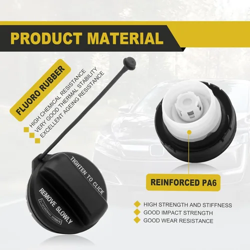 Miniatura 4 de Tapa de gasolina compatible con Honda Civic, Accord, Crosstour Fit Pilot CRV Odyssey Insight HRV 2007-2020, sustituye al equipo original 17670 T3W