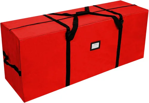AerWo Bolsa de almacenamiento para árbol de Navidad de 7.5 pies, caja de almacenamiento grande para árbol de Navidad, contenedores de almacenamiento