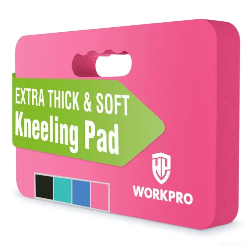 Miniatura 12 de WORKPRO Almohadilla de rodillas extra gruesa, amortiguación de espuma suave para la rodilla, alfombrilla grande de espuma para arrodillarse