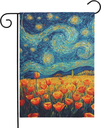 Miniatura 38 de Bandera de jardín floral de verano (bandera de jardín de águila del 4 de julio)