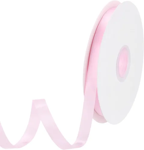 Miniatura 301 de MECCANIXITY Cinta de satén de 3/8 pulgadas de 50 yardas, de grogrén, de seda sólida, fina para ramo de boda, para regalo del día de San Valentín