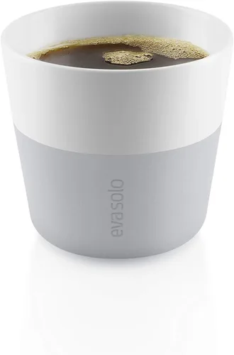 Miniatura 14 de Eva Solo 2 Tazas Tumbler de Espresso Tazas de Café Tumbler de Porcelana de 3 oz con Agarre Recubierto de Silicona Diseño Danés, Funcionalidad