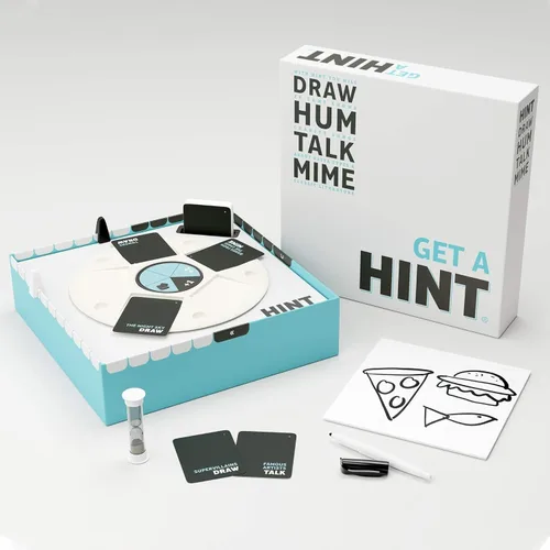 Miniatura 4 de Bezzerwizzer HINT - Juego de fiesta (edición estadounidense), un divertido y creativo juego de insinuaciones para horas de risa y entretenimiento.