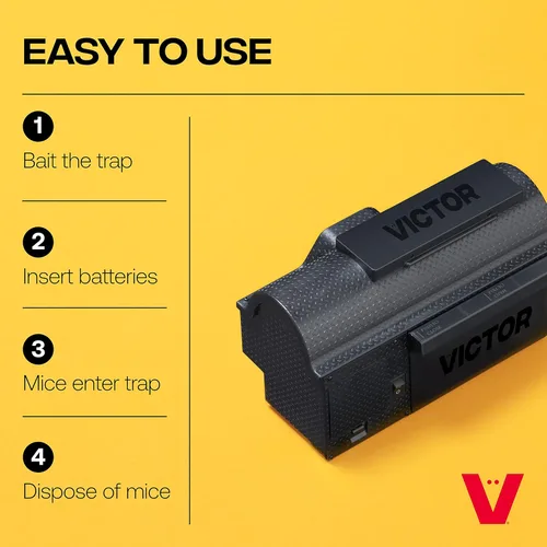 Miniatura 5 de Victor M260 Trampa electrónica humana para ratones para interiores multi-muerte, Trampa electrónica para ratones sin tocar, sin ver, muerte