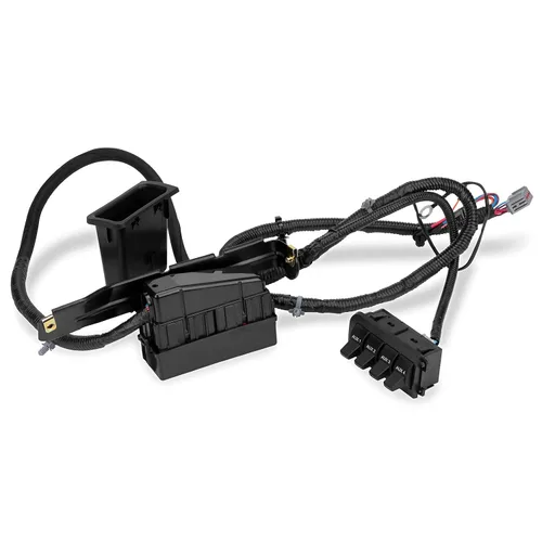 Miniatura 2 de Gelunxin - Kit de panel de interruptor auxiliar para salpicadero compatible con Ford F250 F350 2005-2007 Reemplazo 5C3Z-14A303-AA