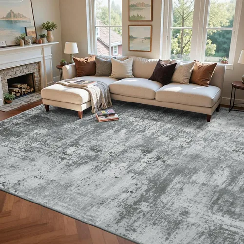 Miniatura 49 de Alfombra de pasillo lavable de 2 x 6 pies, antideslizante, de pelo bajo, alfombra de área de cocina, alfombra suave y larga para entrada, alfombra