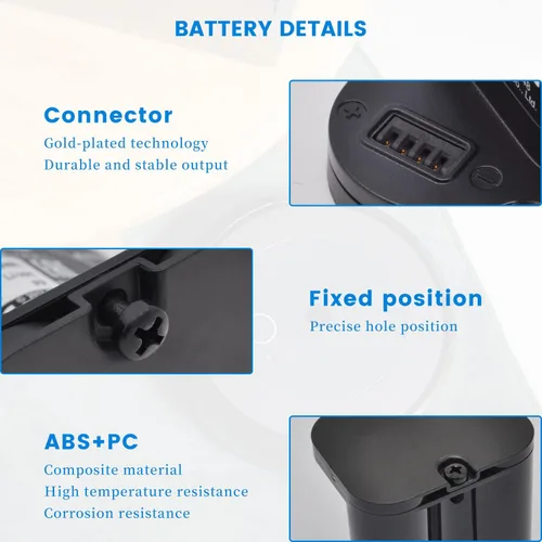 Miniatura 2 de DGFTB ABL-C - Batería de aspiradora para iRobot Braava Jet M6 6110 Series M611020 M612880 M612680 M614480 6100 Ultimate Robot Mop Número de pieza