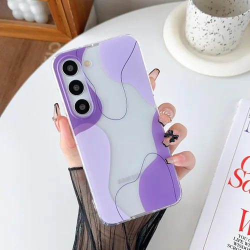 Miniatura 10 de DEFBSC Funda compatible con Samsung Galaxy S22, diseño artístico de forma suave con funda protectora de parachoques incorporada, bonita funda