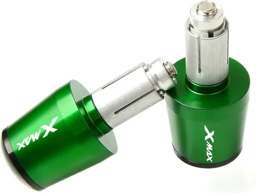 Miniatura 13 de Y&AMAHA X-MAX Xmax X MAX 125 250 300 400 CNC Alumiunm Plugs Manillar Moto Manillar Moto Manillar Agarres Tapa Extremos 7/8'' 0.866 in (Color : Negro)