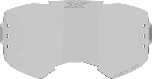 EKS Brand Lucid Zip Off Lens - Accesorios para gafas todoterreno para adultos, color humo/talla única, Gris (gray smoke)