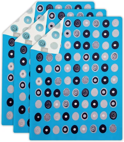 Miniatura 13 de Skoy Toalla de cocina (paquete de 1) para uso diario, toalla 100% poliéster reciclado con diseño reversible, 18 x 24 pulgadas, negro y gris