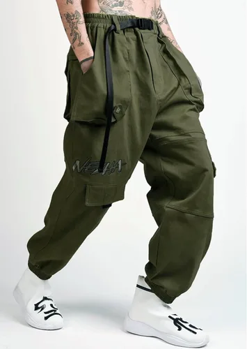 Miniatura 2 de Niepce Inc Pantalones cargo japoneses para hombre con correas