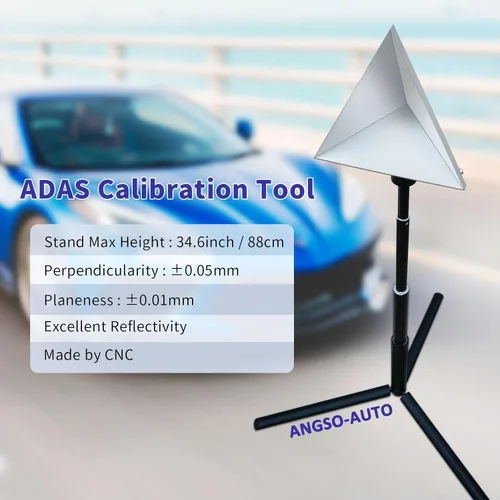 Miniatura 3 de Reflector de esquina de puntería por radar ADAS con herramienta de calibración de objetivo para vehículo con soporte para Honda Toyota Mazda Kia