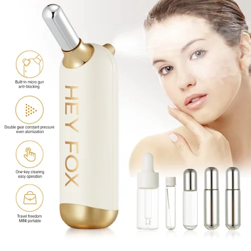 Miniatura 8 de Vapor facial Airbush,Spray de niebla de maquillaje nano para el cuidado de la piel de oxígeno, desatascando los poros y la piel hidratante