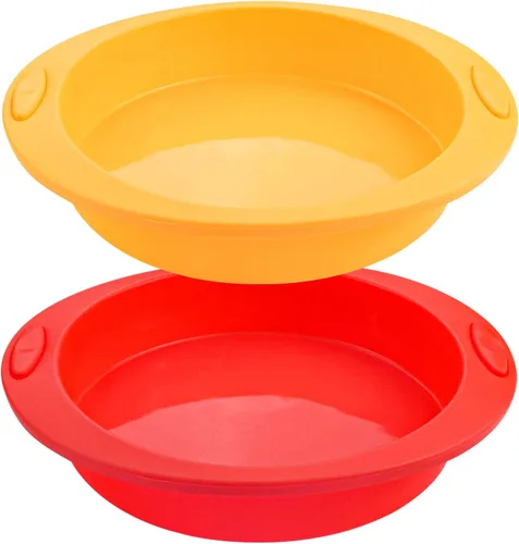 Miniatura 7 de Webake Juego de moldes para tartas de capas, moldes redondos de 6 pulgadas para hornear arcoíris, molde de silicona para pastel de Whoopie jumbo