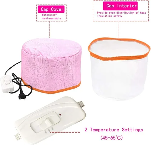 Miniatura 4 de Gorro para el cuidado del cabello, gorro de spa para el cabello, gorro de cuidado del cabello, gorro eléctrico para el spa del cabello
