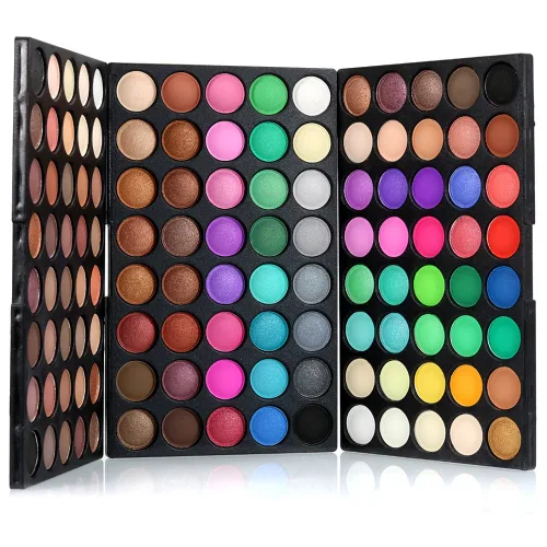 Miniatura 2 de Ochine Paleta de sombras de ojos de 120 colores, sombra de ojos de maquillaje profesional de alta pigmentación, paleta de sombra de ojos mate