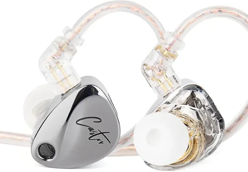 Miniatura 15 de KZ Castor - Auriculares intrauditivos, sonido de graves mejorado HiFi, IEMs aislantes de ruido ajustables, auriculares con cable de doble