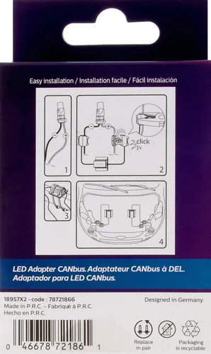 Miniatura 2 de Philips Iluminación automotriz CanBus LED, paquete de 2